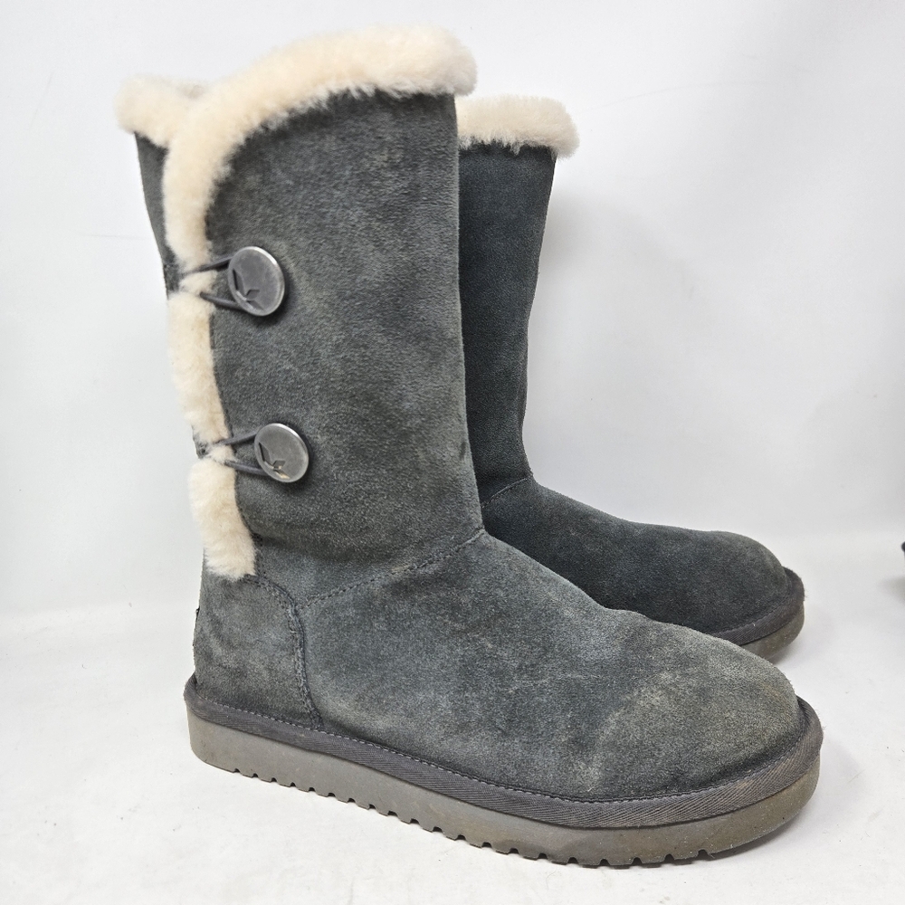 Koolaburra UGG Boots Womens Size 7 US‎ Kinslei Tall Winter 1096409 Gray